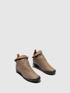 Zip Up Ankle Boots FARAH805SOF SLUDGE